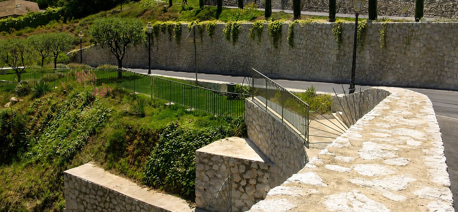 Murs de soutènement · Saint-Paul-de-Vence & Sainte-Agnès