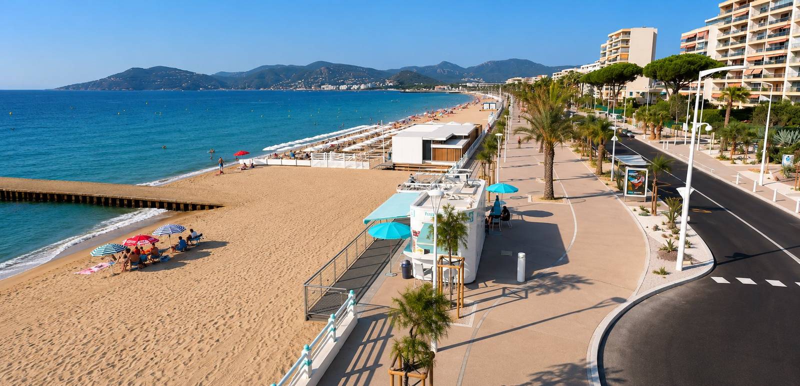 Promenade du bord de mer · Cagnes-sur-Mer